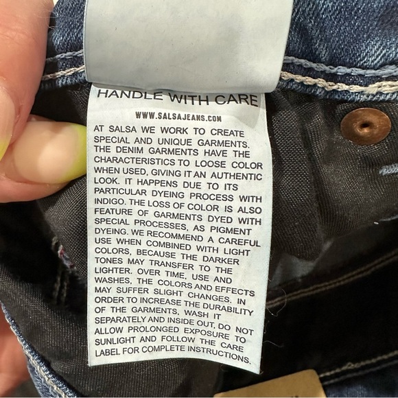 **NWT** Salsa Jeans - Push In Secret Glamour Jean - Picture 12 of 16